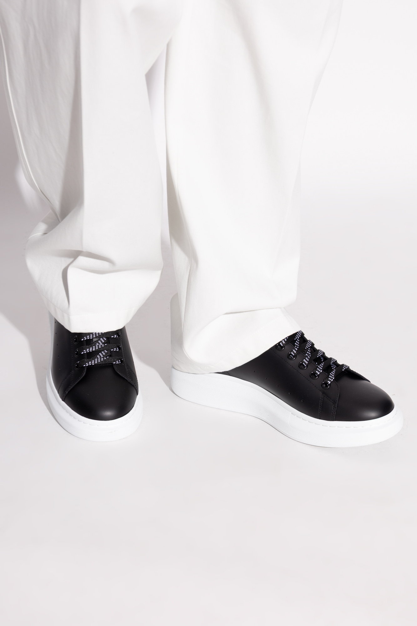 Lytyle  Legginsy z wyższym stanem Ola Voga Soft Leather grafitowe